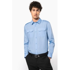 Chemise pilote manches longues homme