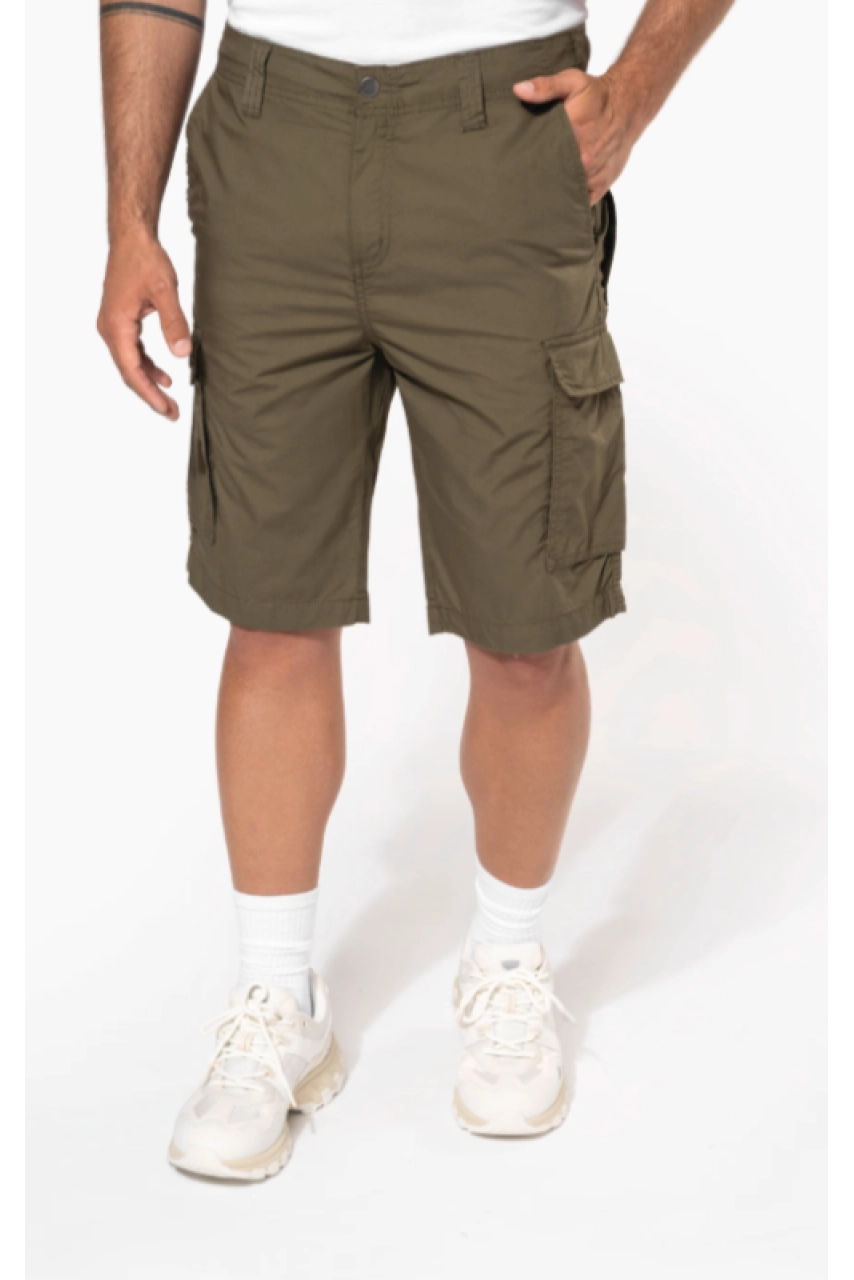 Bermuda léger multipoches homme