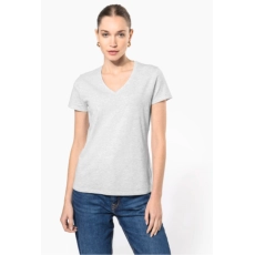 T-shirt col V manches courtes femme
