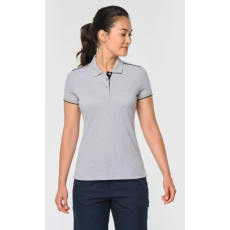 Polo Day To Day contrasté manches courtes femme