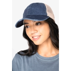 Casquette trucker écoresponsable  effet déchiré unisexe