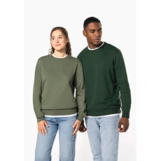 Sweat-shirt recyclé col rond unisexe