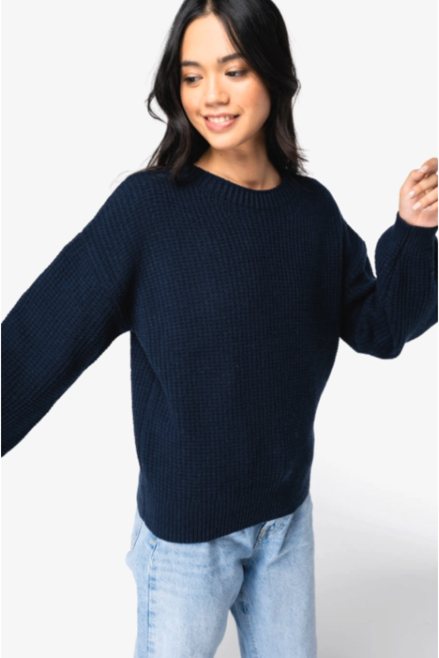 Pull écoresponsable en laine mérinos femme