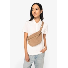 Banane écoresponsable délavée en velours côtelé