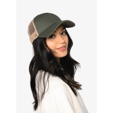 Casquette trucker écoresponsable 6 panneaux unisexe
