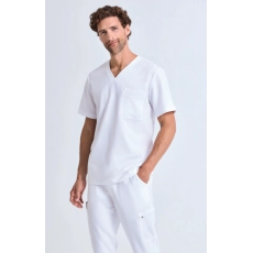 Tunique stretch manches courtes homme