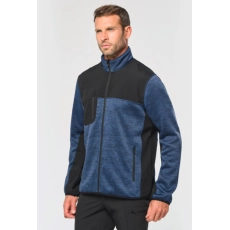 Veste recyclée en polytricot homme