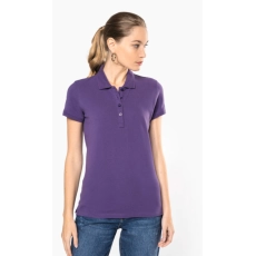 Polo piqué manches courtes femme