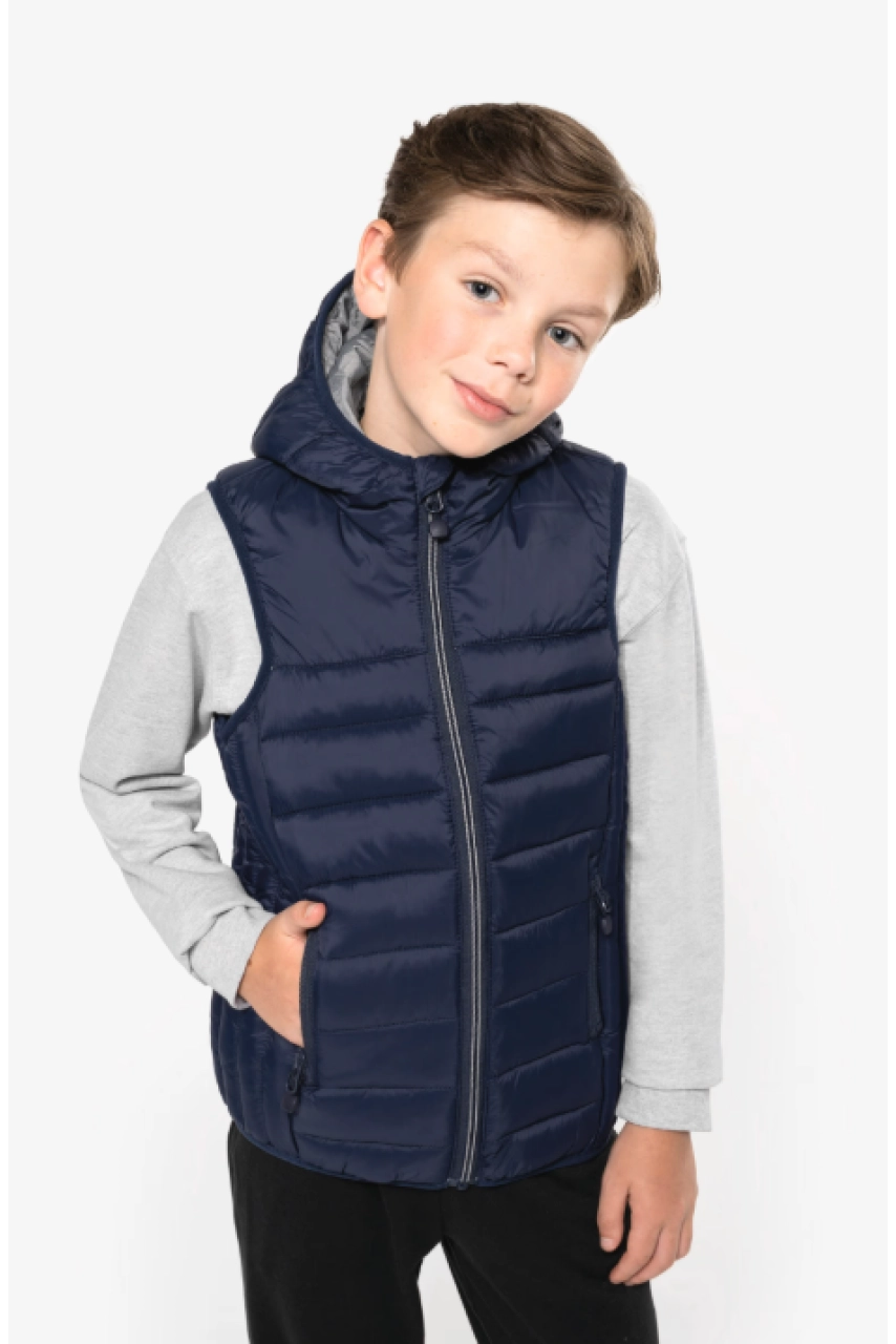 Bodywarmer à capuche enfant