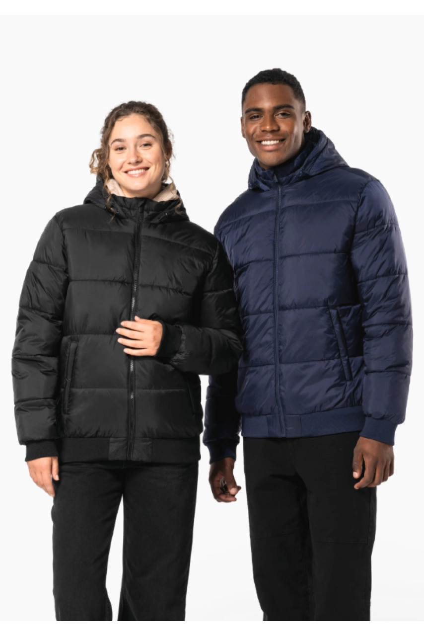 Veste unisexe ripstop recyclée à capuche