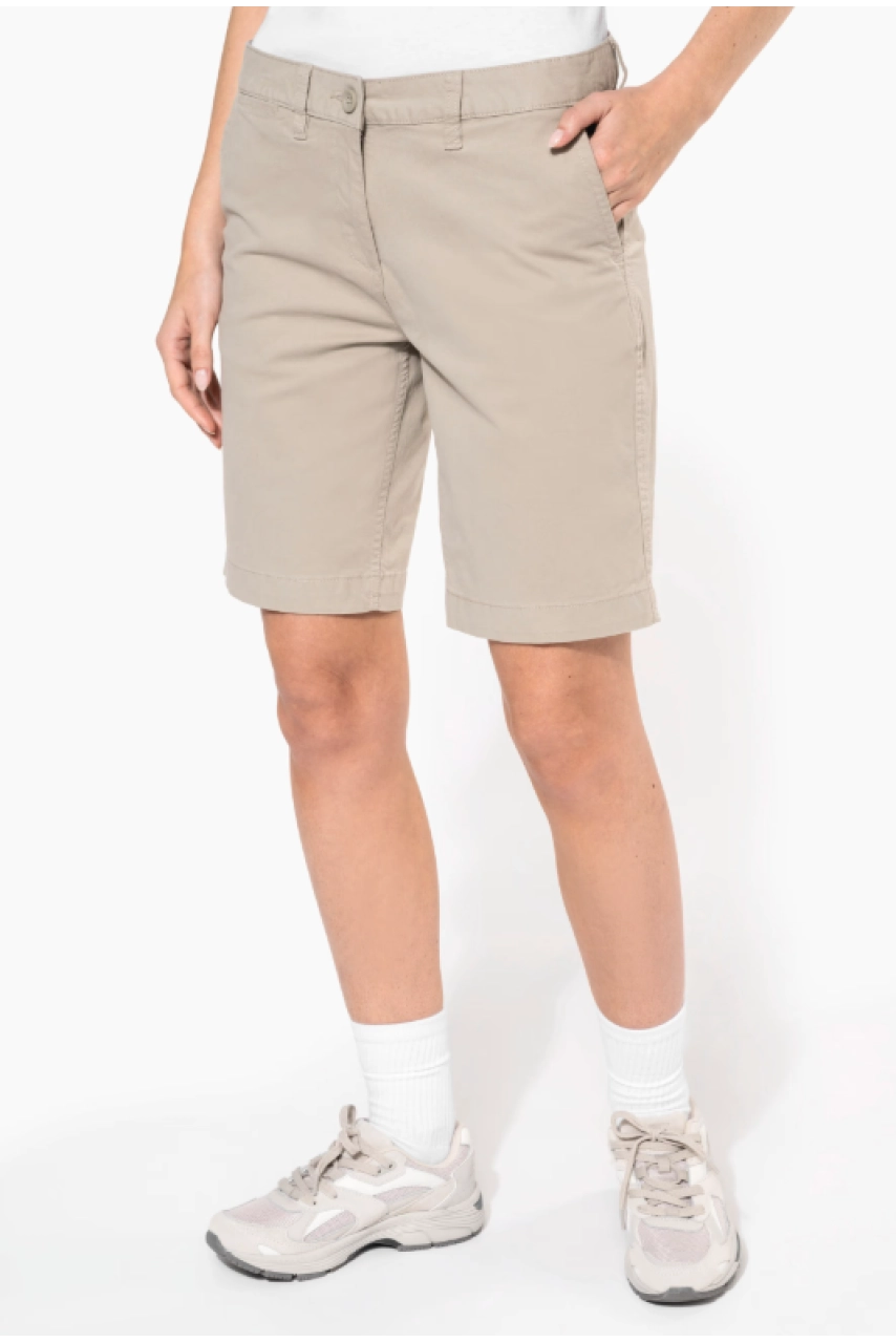 Bermuda chino femme
