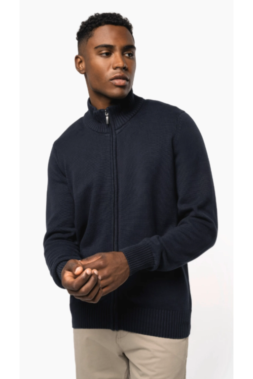 Cardigan zippé
