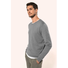 Pull Supima® col rond homme
