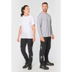 Pantalon stretch recyclé multipoches unisexe