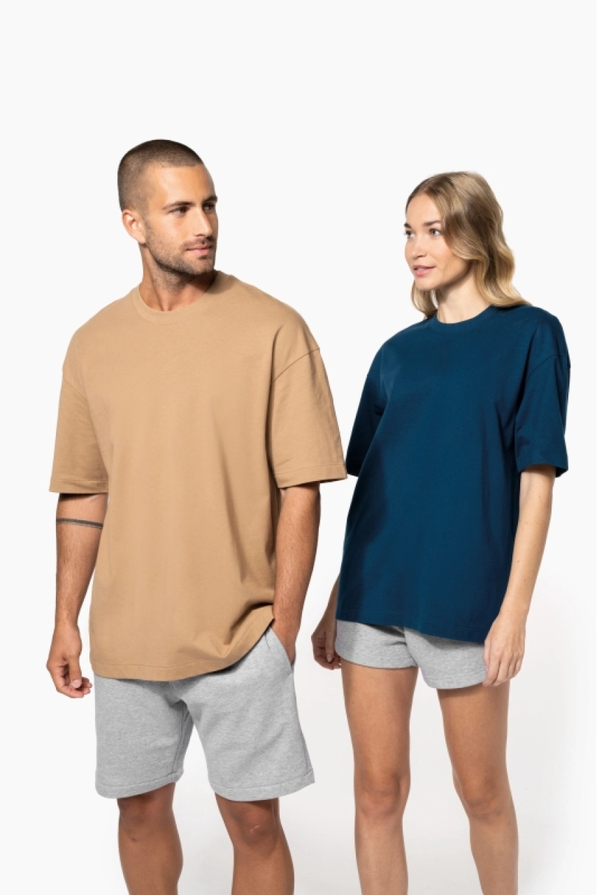 T-shirt unisexe oversize manches courtes