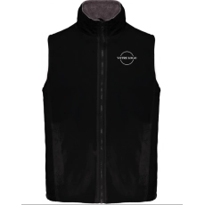 Bodywarmer doublé polaire unisexe
