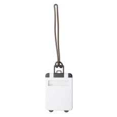 étiquette à bagages