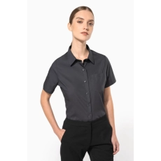 Chemise popeline manches courtes femme
