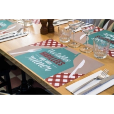 SET DE TABLE IMPRESSION RECTO