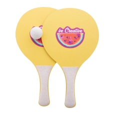 Jeu tennis de plage personnalisé