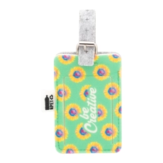 étiquette de bagage RPET personnalisable