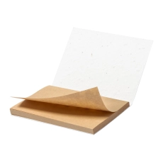 bloc-notes adhésif avec papier graine