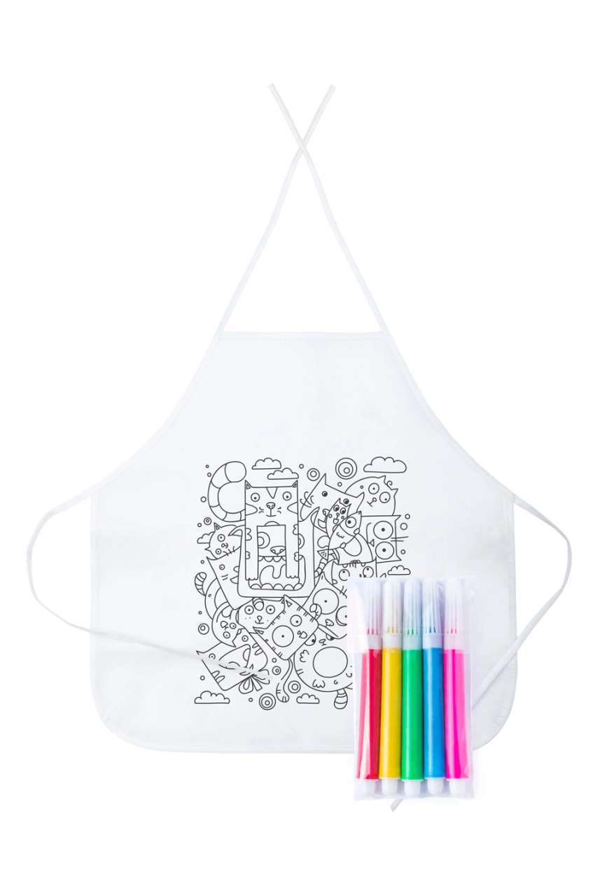 tablier à colorier