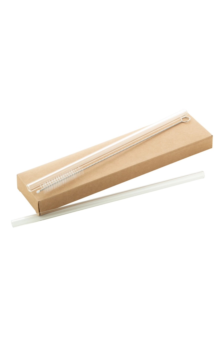 set de pailles en verre