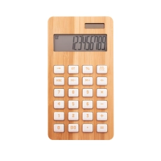 calculatrice en bambou