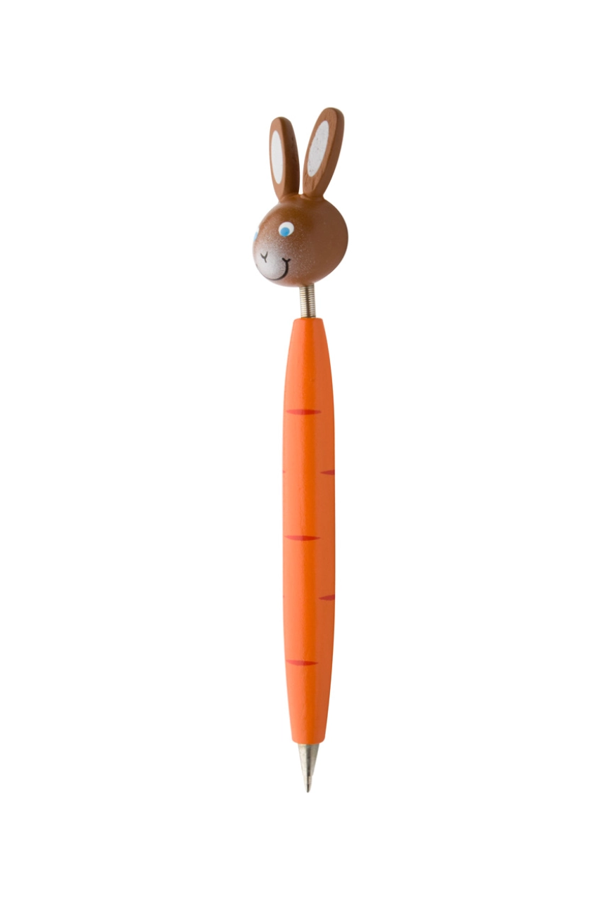 stylo à bille avec animal, lapin