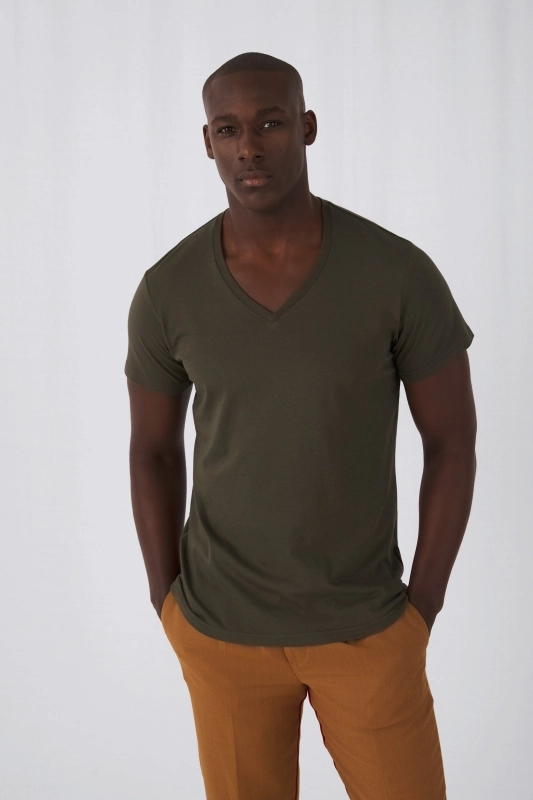 T-shirt BIO Inspire col V Homme