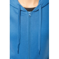 Sweat-shirt écoresponsable zippé à capuche femme