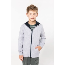 Sweat-shirt zippé capuche enfant