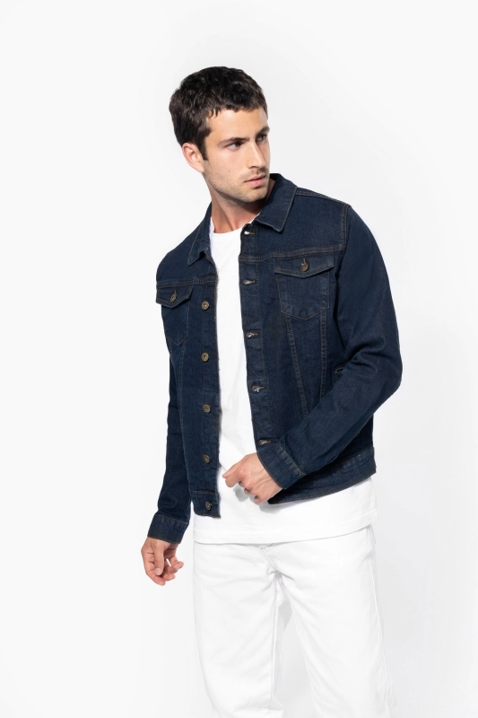 Blouson denim non doublé homme