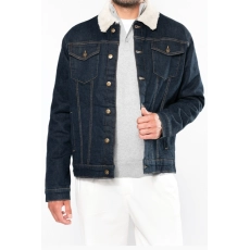 Veste denim doublée sherpa homme