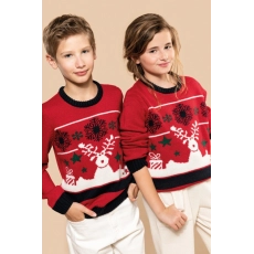 Pullover col rond de Noël enfant