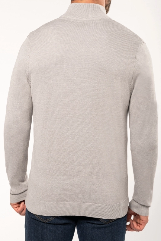 Cardigan zippé homme