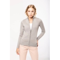 Cardigan zippé femme