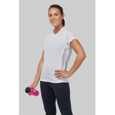 T-shirt de sport bi-matière manches courtes femme