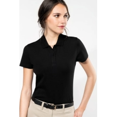 Polo Supima® manches courtes femme