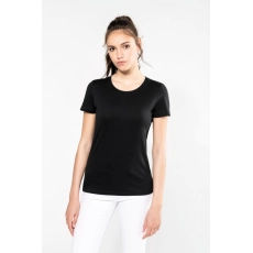 T-shirt Supima® col rond manches courtes femme