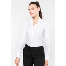 Chemise twill manches longues femme