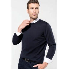 Pull Supima® col rond homme