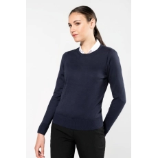 Pull Supima® col rond  femme