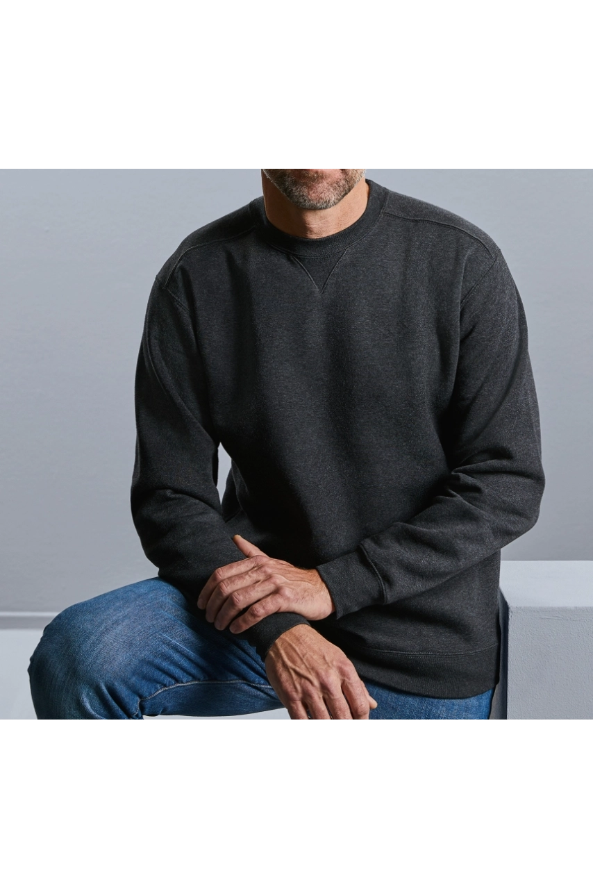 Sweat-shirt col rond Authentic chiné homme