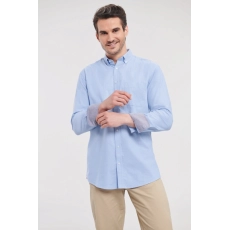 CHEMISE OXFORD LAVÉE MANCHES LONGUES