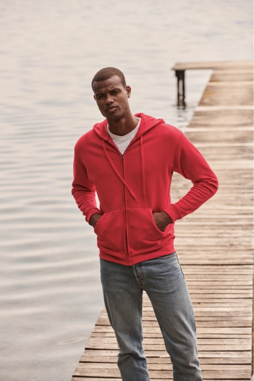 Sweat-shirt homme zippé capuche Classic (62-062-0)