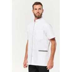 Blouse polycoton avec boutons-pression homme