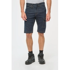 Bermuda denim multipoches homme