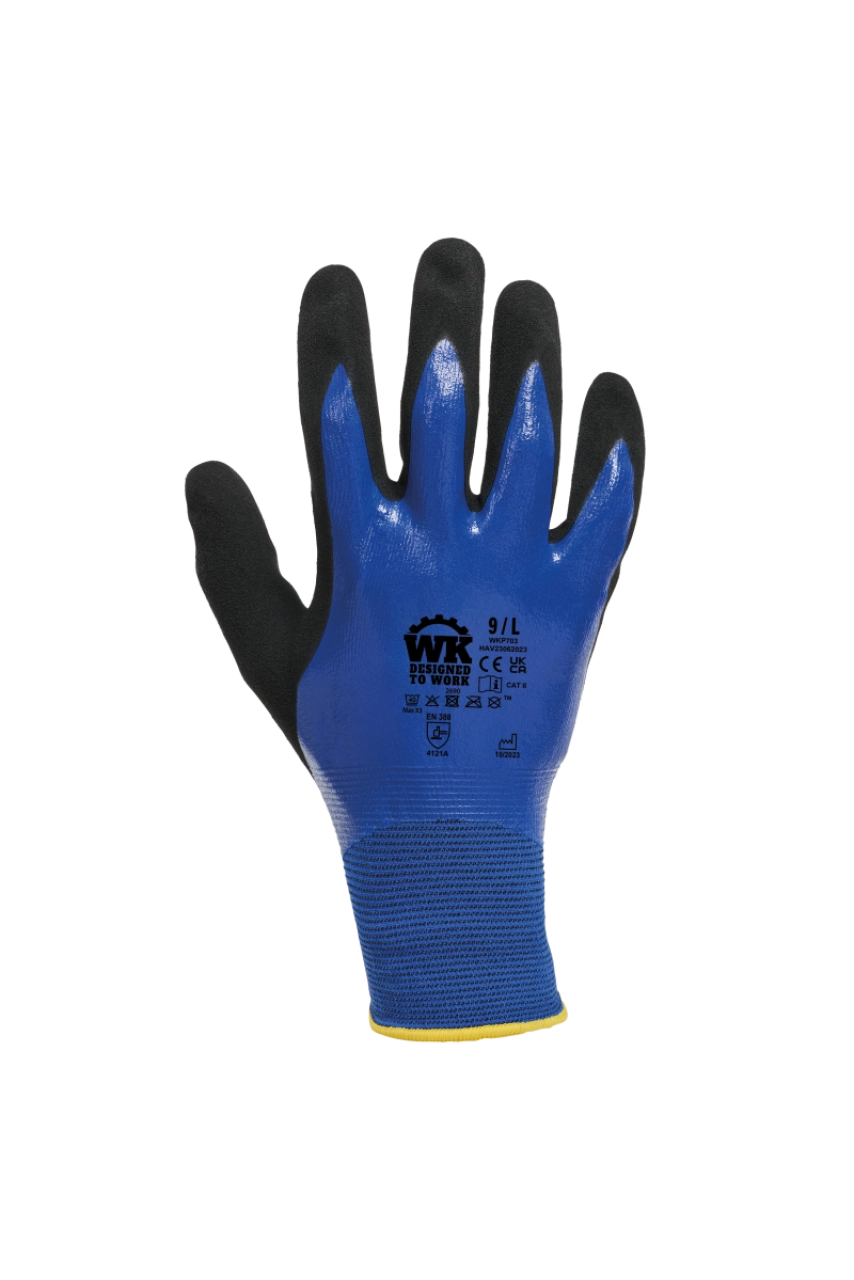 Gants de manutention en milieux humides